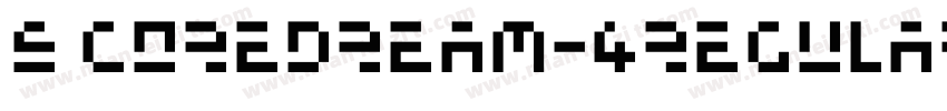 S CoreDream-4Regular字体转换